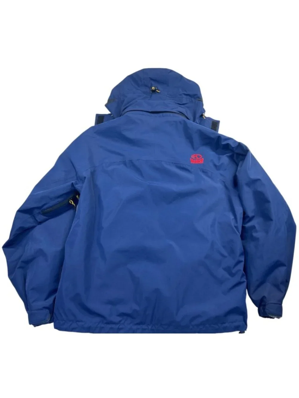 Marker Gore-Tex Snowboarding Jacket Men's S Blue Hooded Waterproof Ski Coat